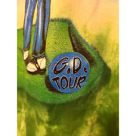 Grateful Dead Shirt Berta Skeleton Golf Washington DC G.D. Tour Bear Size Large - Picture 9 of 16